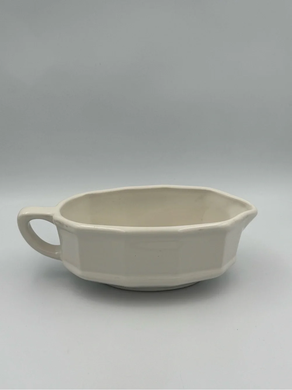 Vintage Pfaltzgraff Heritage‎ White Gravy Boat Underplate Set Creamer Tray